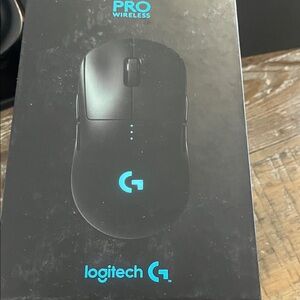 Logitech Pro Wireless Mouse - Black and Blue